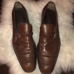 Salvatore Ferragamo Brown Men’s Dress Shoes